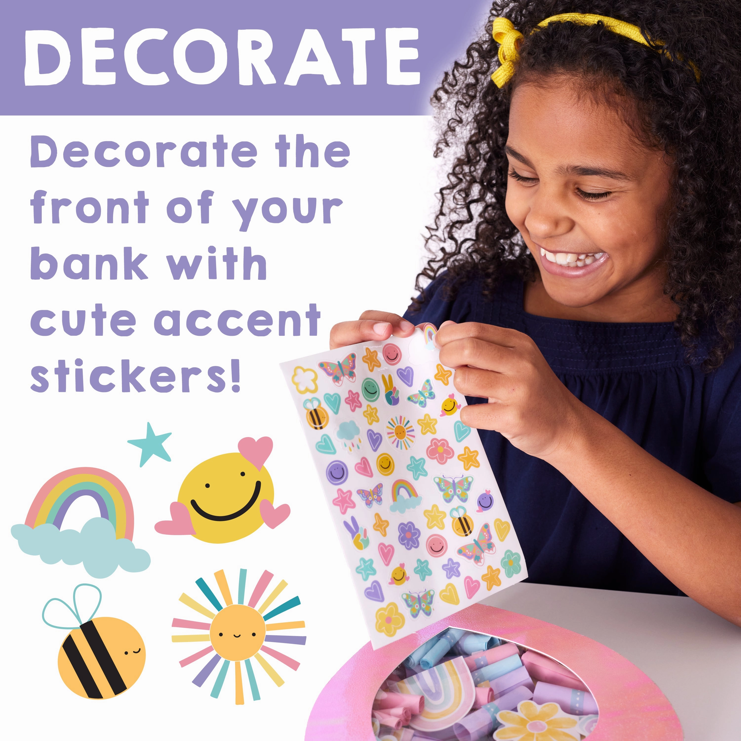 Creativity for Kids Positivity Heart-Shaped Happiness Bank Kit