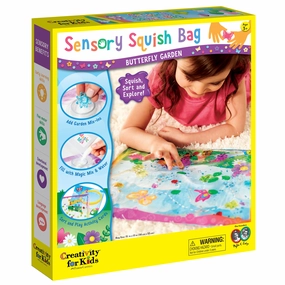 Creativity for Kids Sensory Squish Bag: Enchanted Butterfly Garden