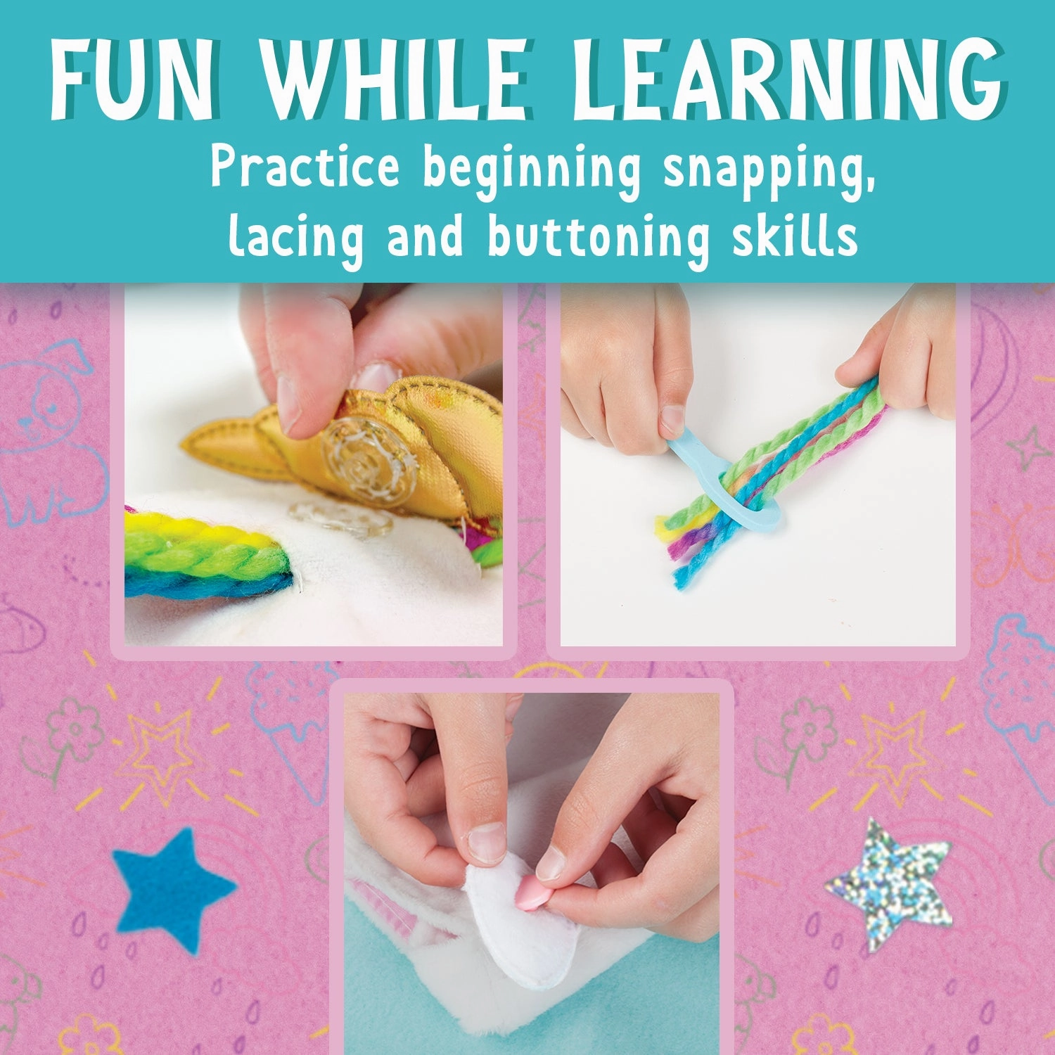 Creativity for Kids Unicorn Magic No-Sew Craft Purse Kit