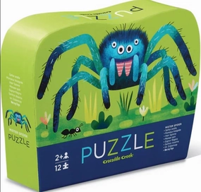 Crocodile Creek 12 Piece Mini Shaped Puzzle Mister Spider