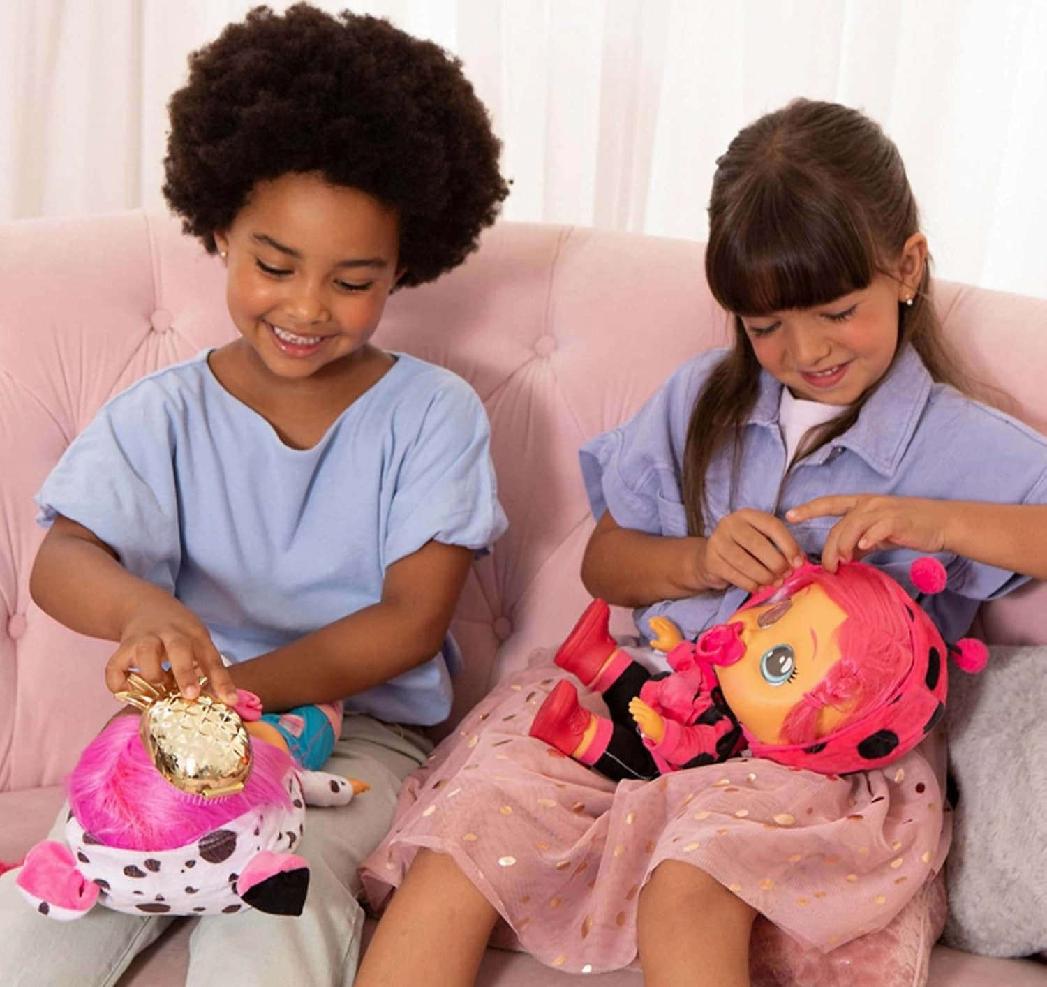 Cry Babies 12'' Dressy Lady Doll With Tears And Sounds Feature For Baby and Toddlers Ages 18 Months and Up