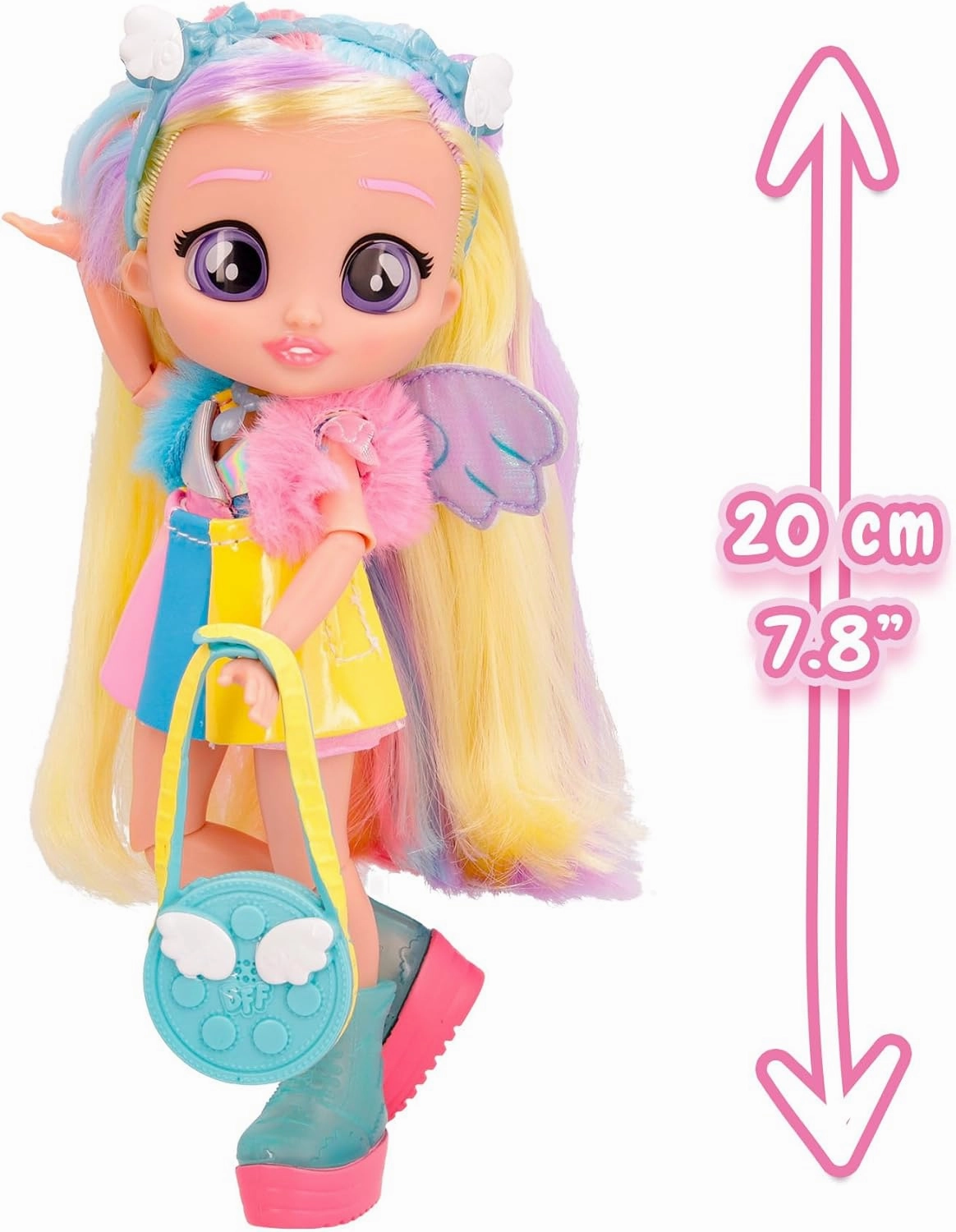 Cry Babies BFF Jenna Fashion Doll With Long Hair Including Outfit And Accessories For Ages 3 And Up