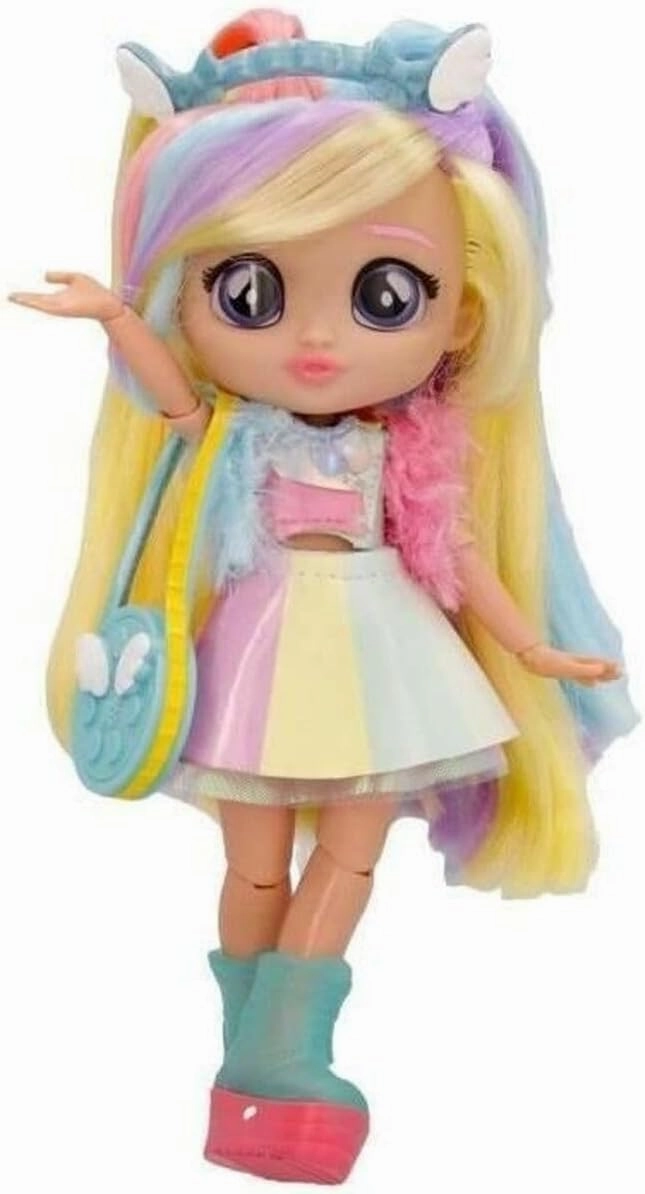 Cry Babies BFF Jenna Fashion Doll With Long Hair Including Outfit And Accessories For Ages 3 And Up