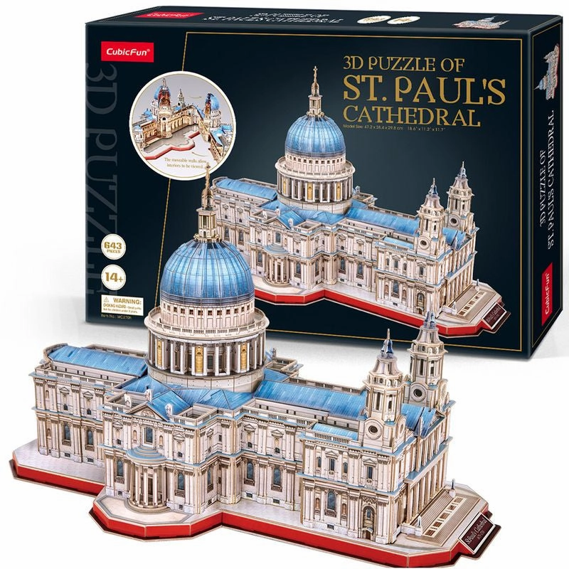 Cubic Fun 3D Puzzle Xxl St. Paul's Cathedral 643 Pieces