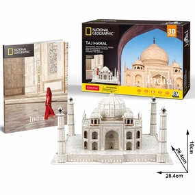 Cubic Fun National Geographic 3D Puzzle Taj Mahal India