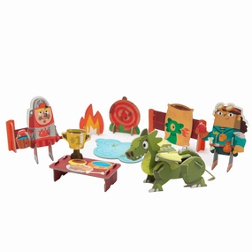 Curious Kingdom Dragon Trainer Playset - Interactive STEM Toy