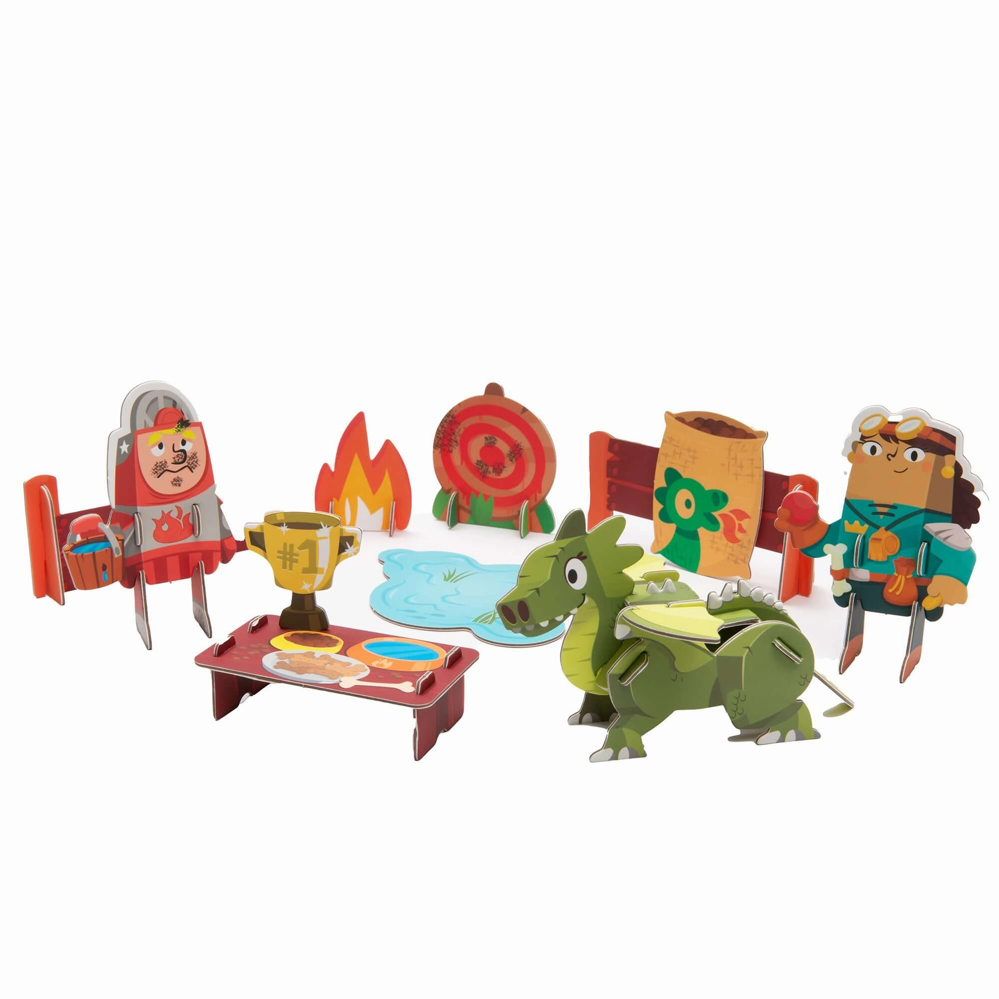 Curious Kingdom Dragon Trainer Playset - Interactive STEM Toy