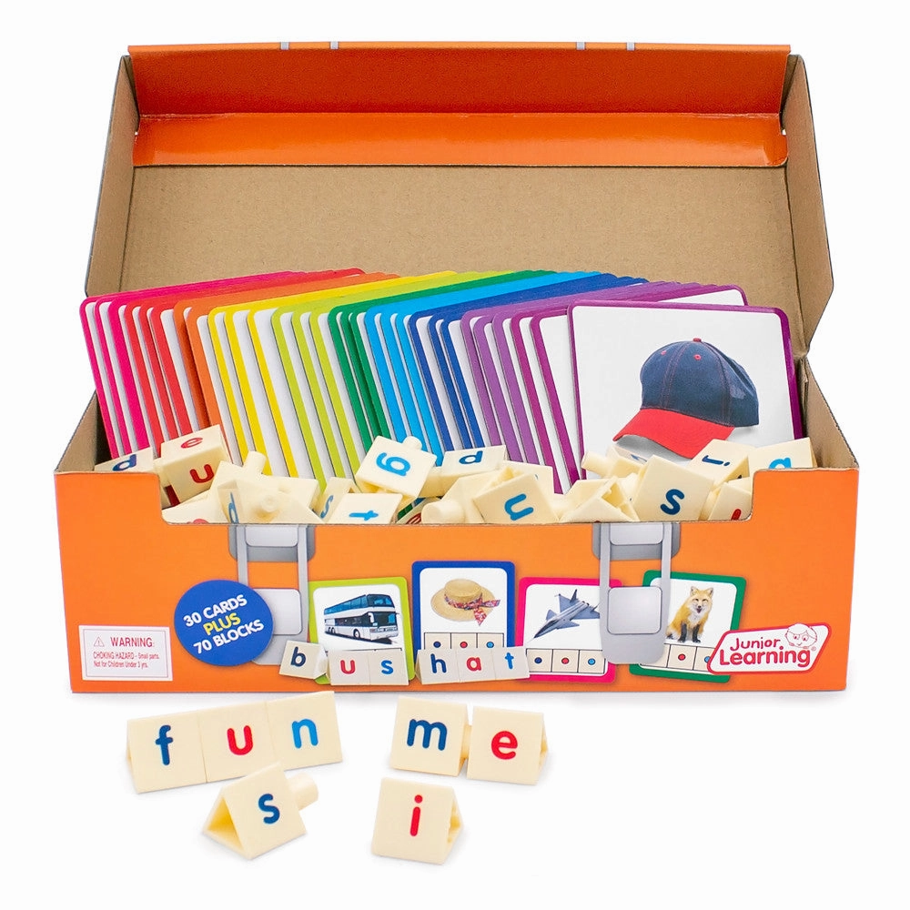 CVC Toolbox Junior Learning Set - Phonics & Word Formation for Ages 4-6
