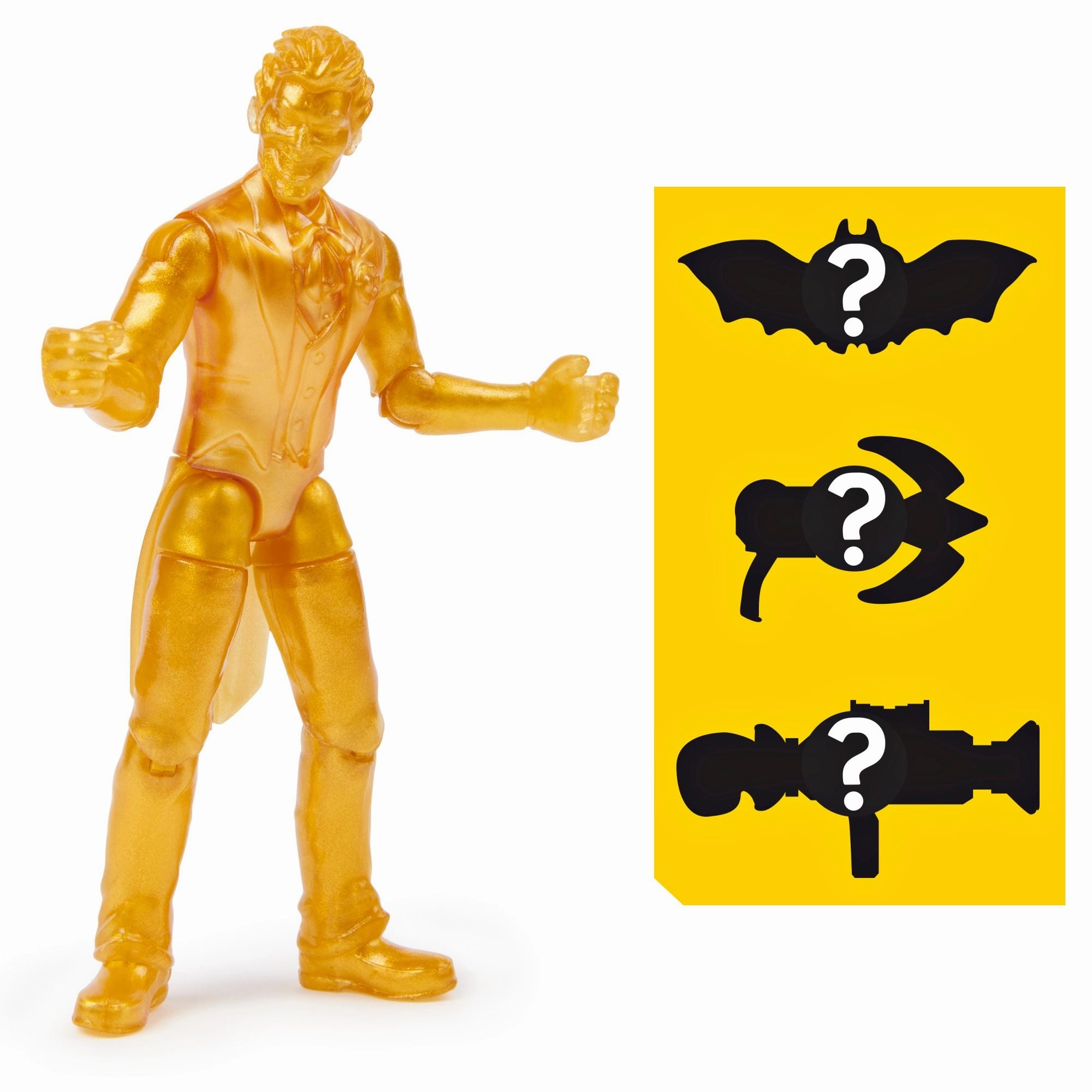 DC Batman Basic 10cm Figure Gold The Joker