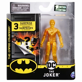 DC Batman Basic 10cm Figure Gold The Joker