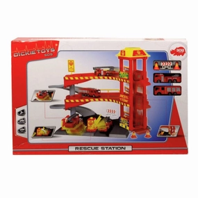 Dickie Toys Fire Station Playset with Light and Sound Effects