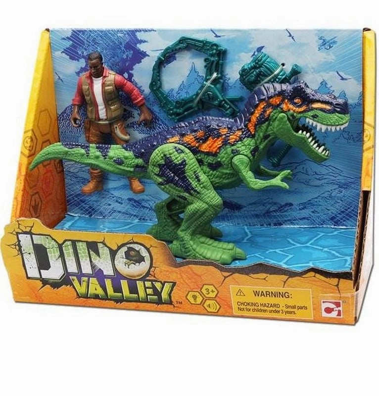 Dino Valley Dino Danger Set Blue & Green Dinosaur