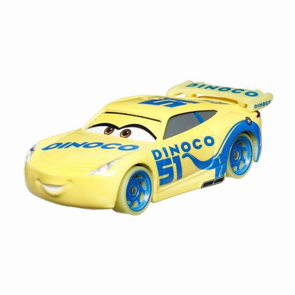 Disney Cars Diecast Glow Racers - Dinoco Cruz Ramirez