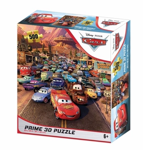 Disney Cars Prime 3D 500 Piece Puzzle