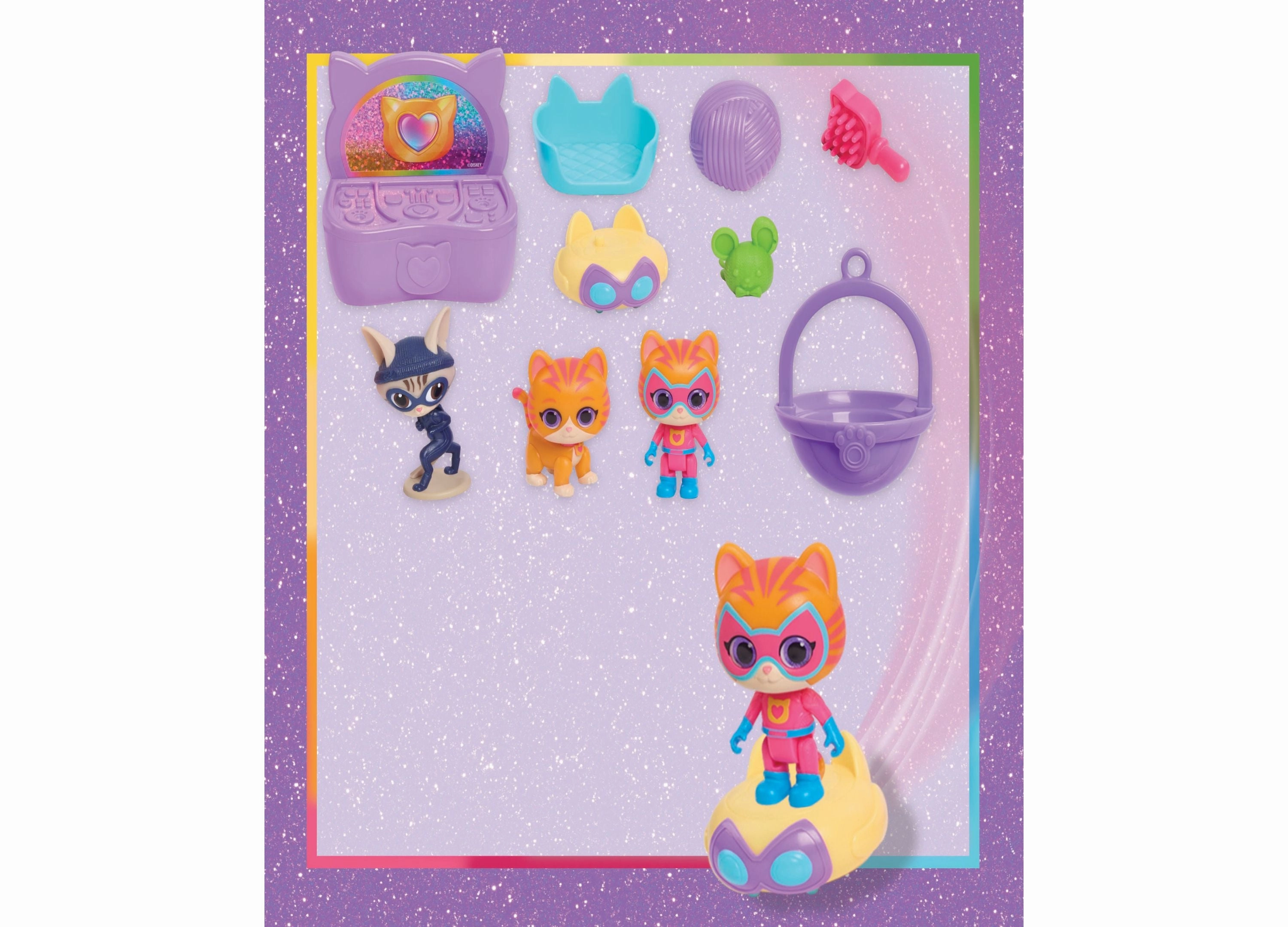 Disney Junior Super Kitties Purr N' Play Interactive Playset