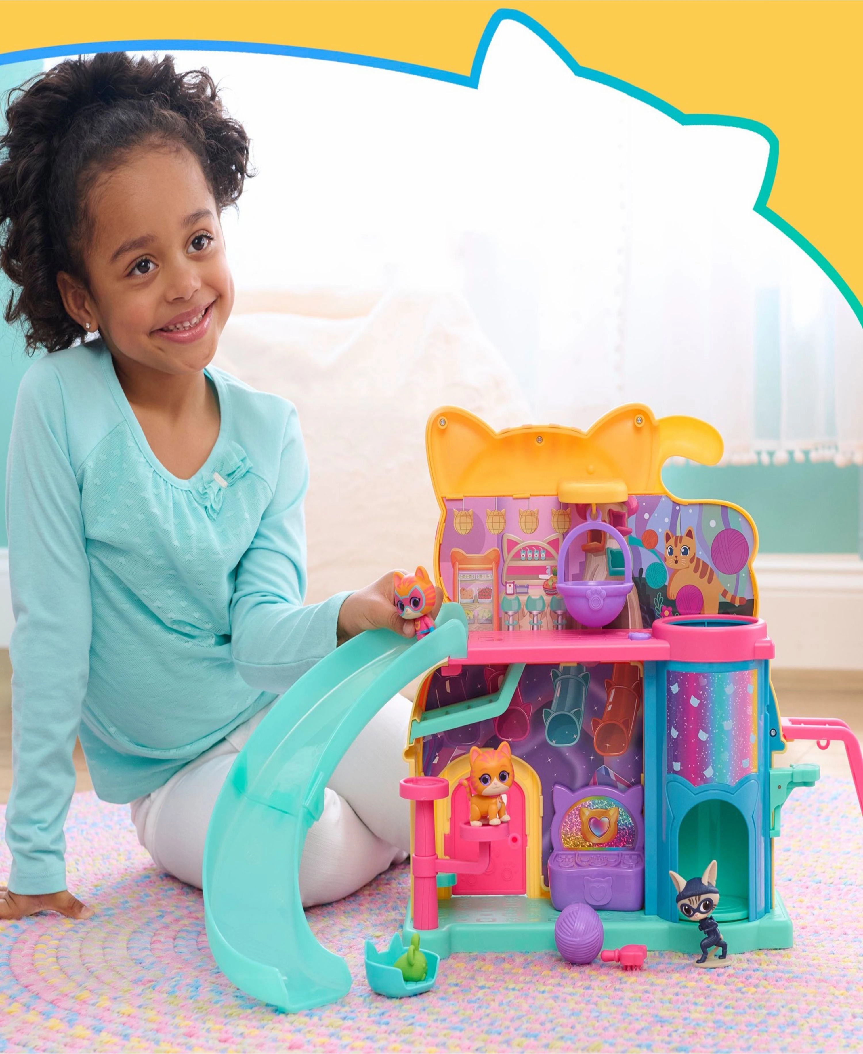 Disney Junior Super Kitties Purr N' Play Interactive Playset