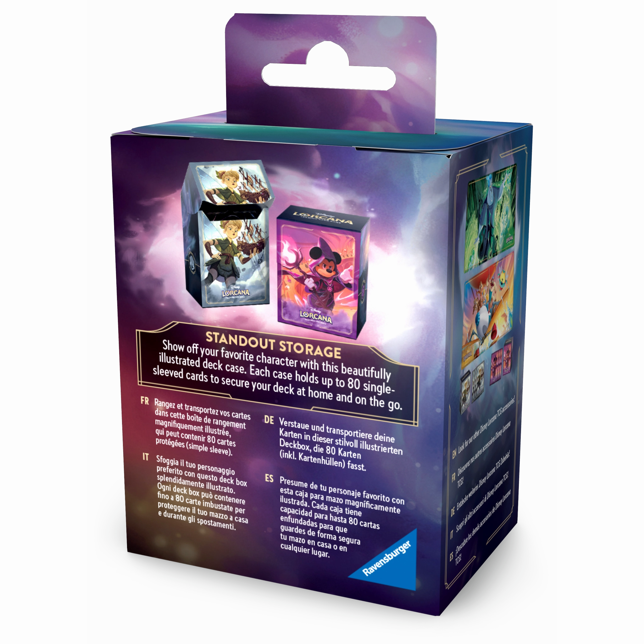 Disney Lorcana Series 8 Reign of Jafar Deck Box: Tinkerbell