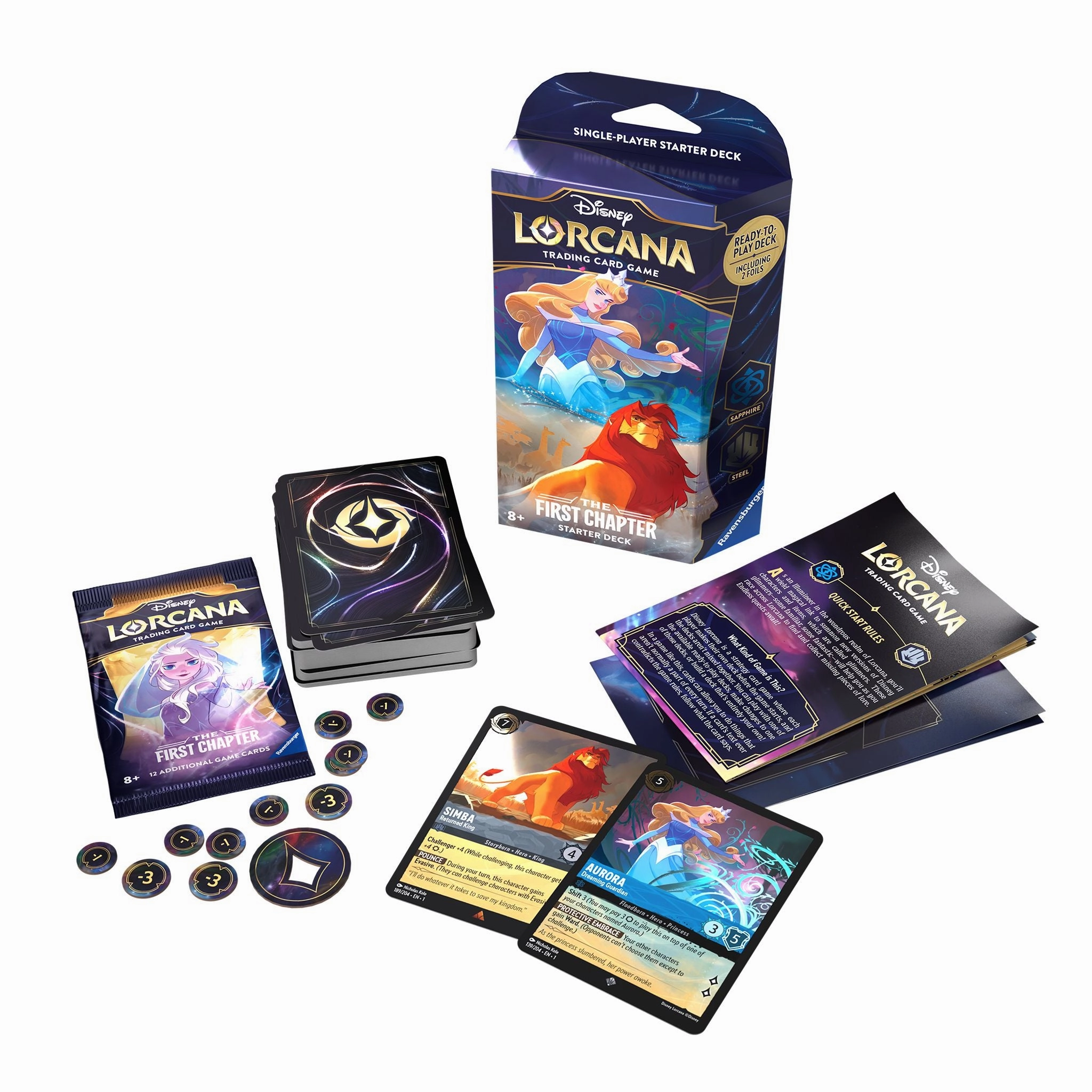 Disney Lorcana TCG S1 The First Chapter Starter Deck  A Steadfast Strategy
