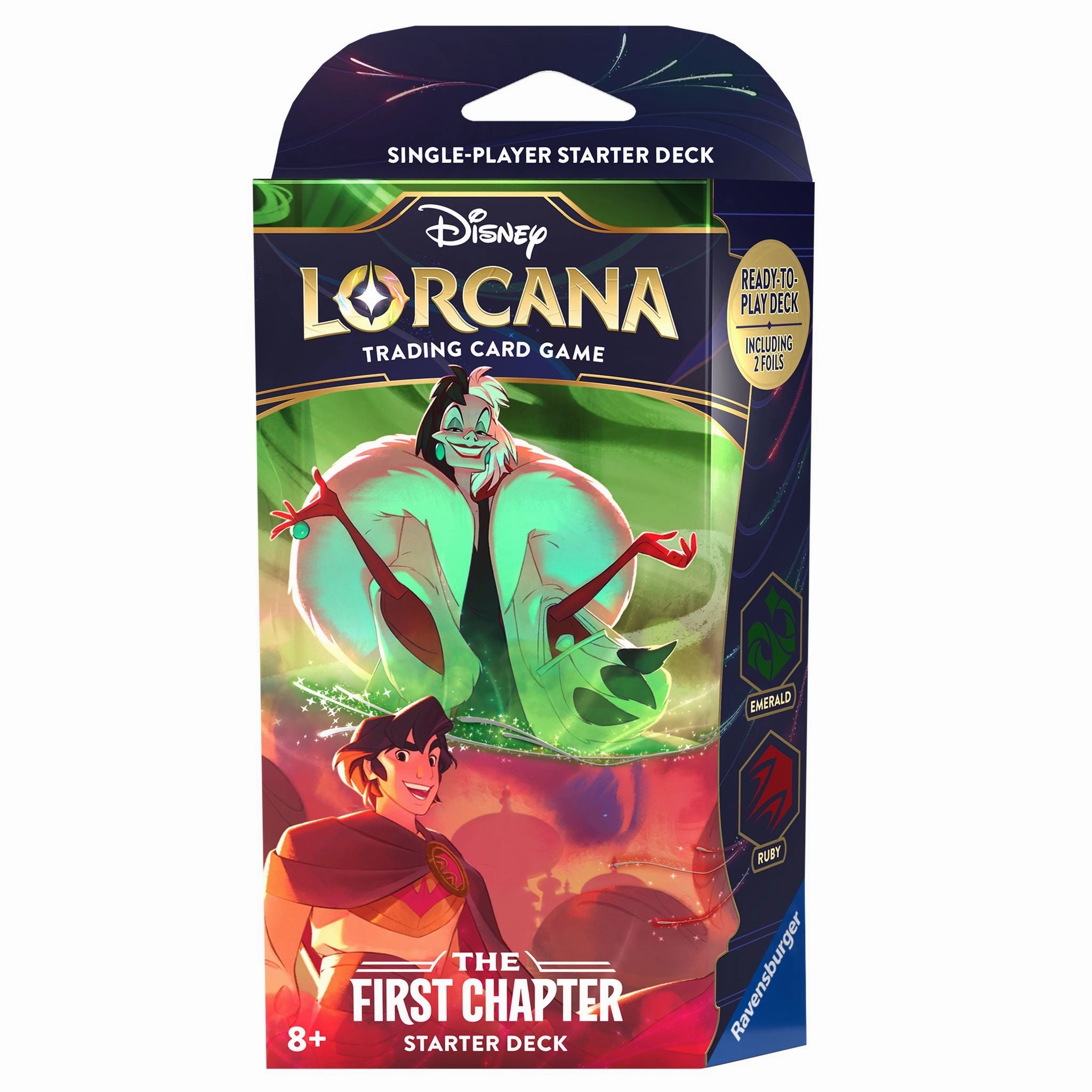 Disney Lorcana TCG S1 The First Chapter Starter Deck  Daring And Deception