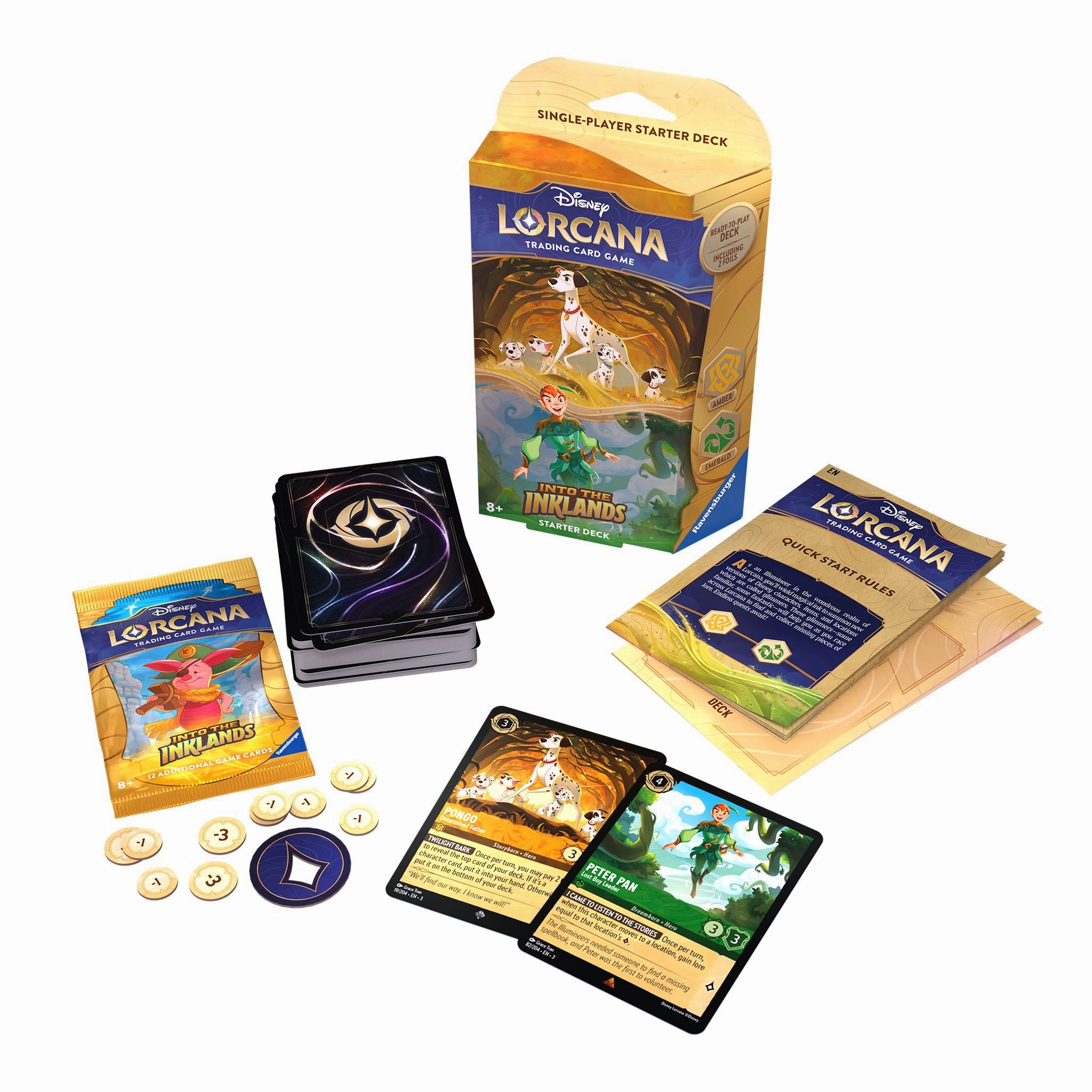 Disney Lorcana Tcg S3 Into The Inklands Starter Deck Assorted Styles