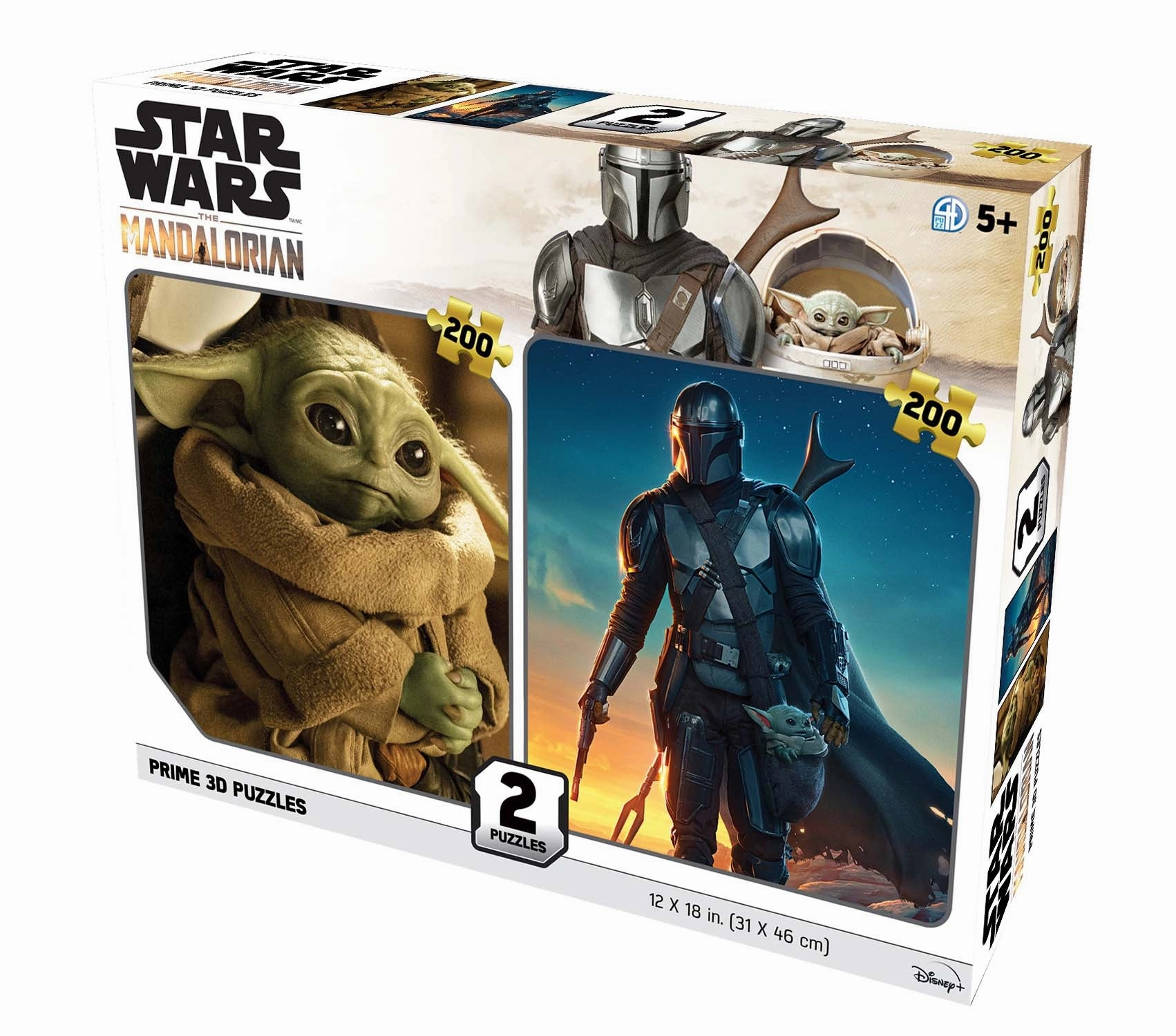 Disney Mandalorian 2 Pack 200 Piece Puzzle