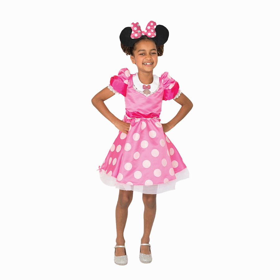DISNEY MINNIE MOUSE PREMIUM PINK COSTUME - SIZE 5/6
