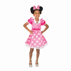 DISNEY MINNIE MOUSE PREMIUM PINK COSTUME - SIZE 5/6