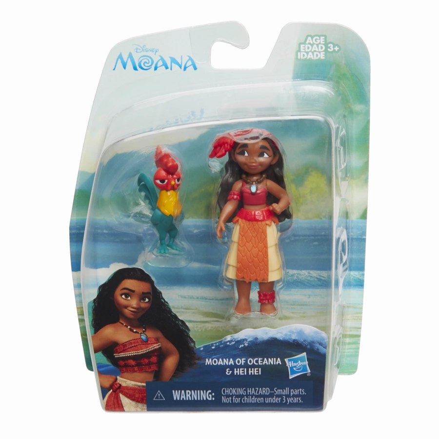 Disney Moana Small Figure Moana Of Oceania & Hei Hei