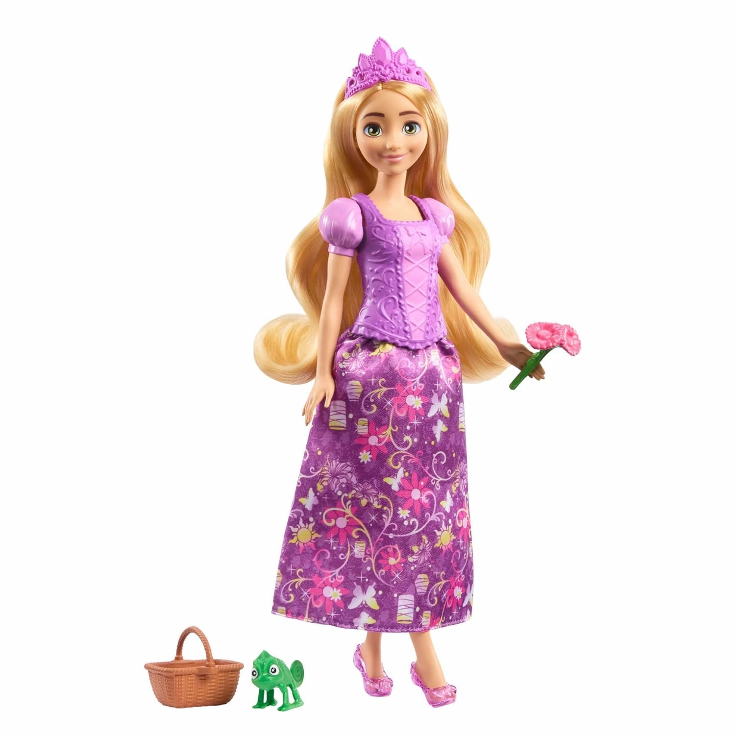 Disney Princess 2-In-1 Stories Rapunzel Fashion Doll With 2 Snap-On Bodices, 2 Skirts & 9 Accessories For Kids Ages 3 