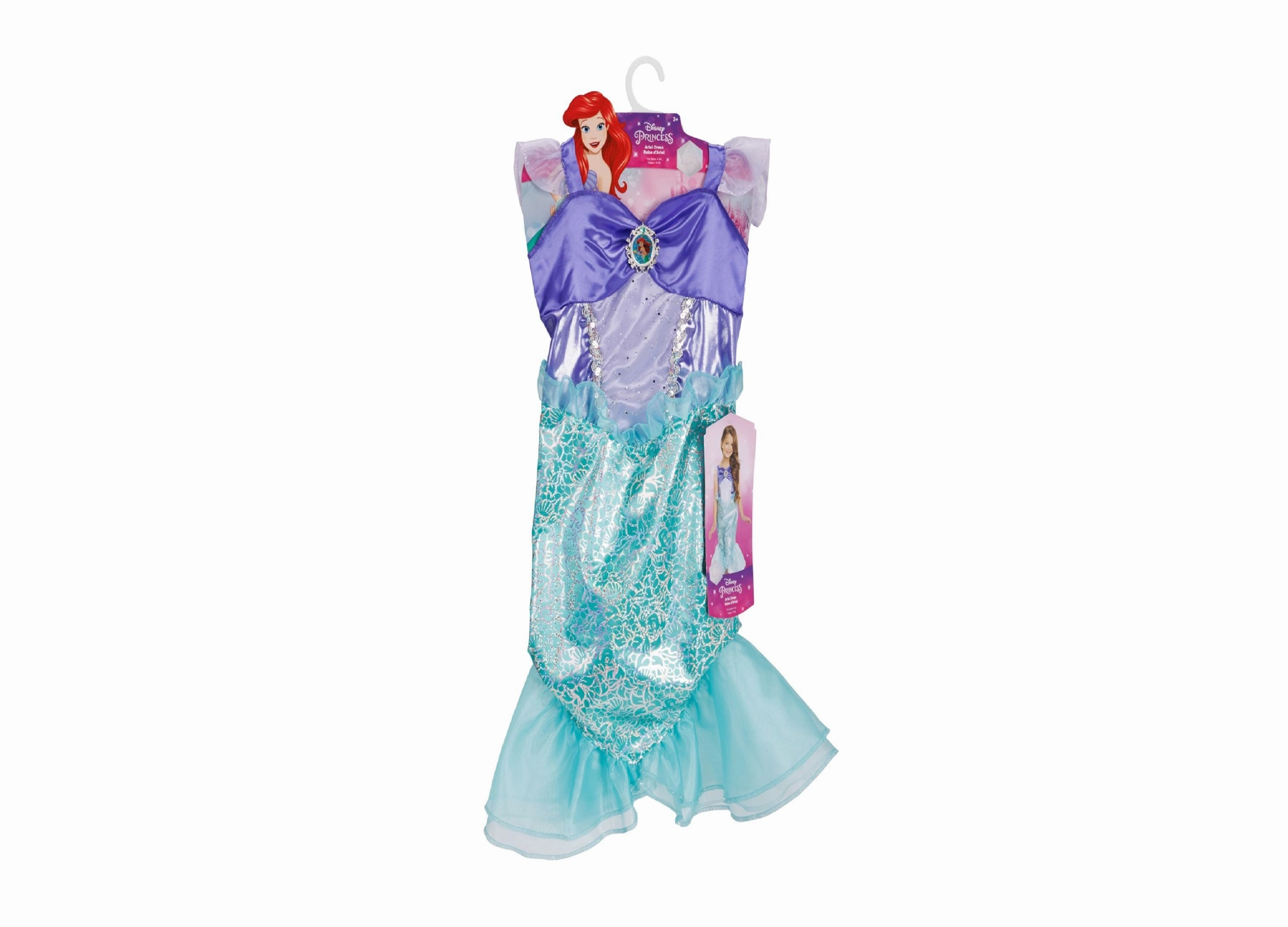 Disney Princess Ariel Core Dress  Size 4-6X