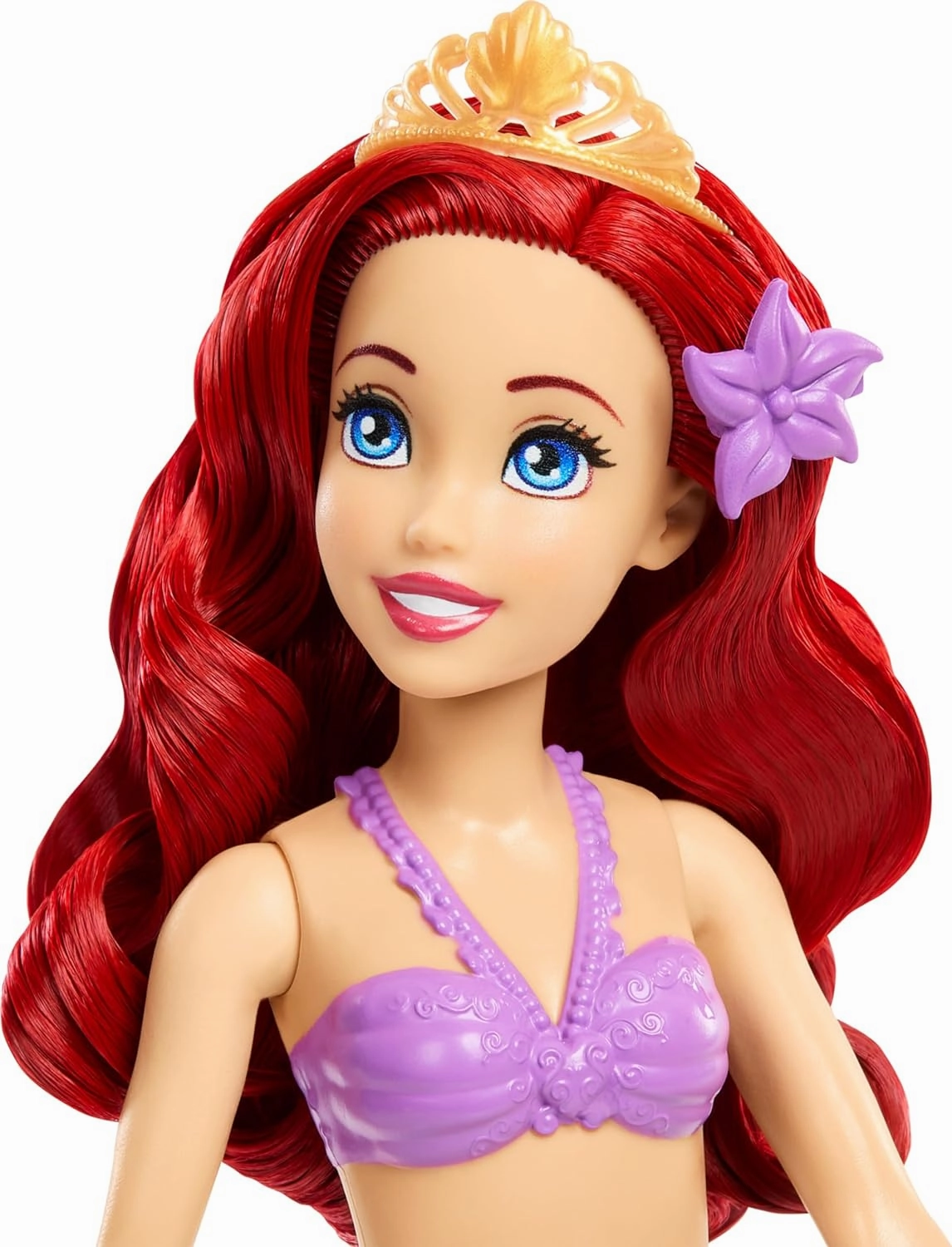 Disney Princess Ariel Mermaid Doll & Pool Set with Moldable Sand, 3 Sand Molds, Beach Towel & 5 Accessories for Kids Ages 3 