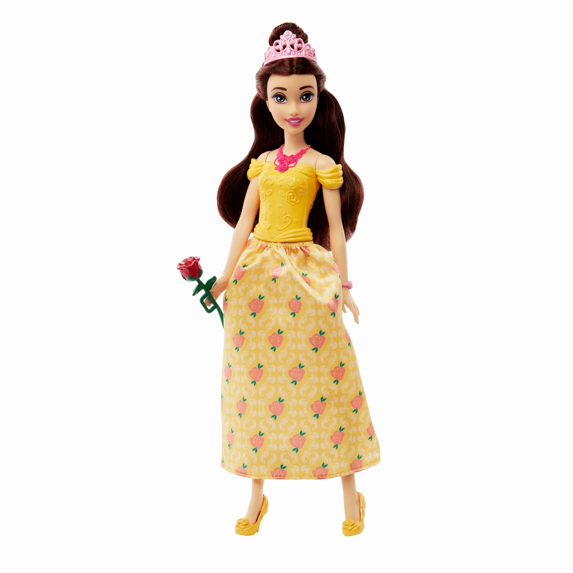 Disney Princess Belle Fashion Doll with Chip Figure and Accessories Inspired by the Disney Movie for Kids Ages 3 