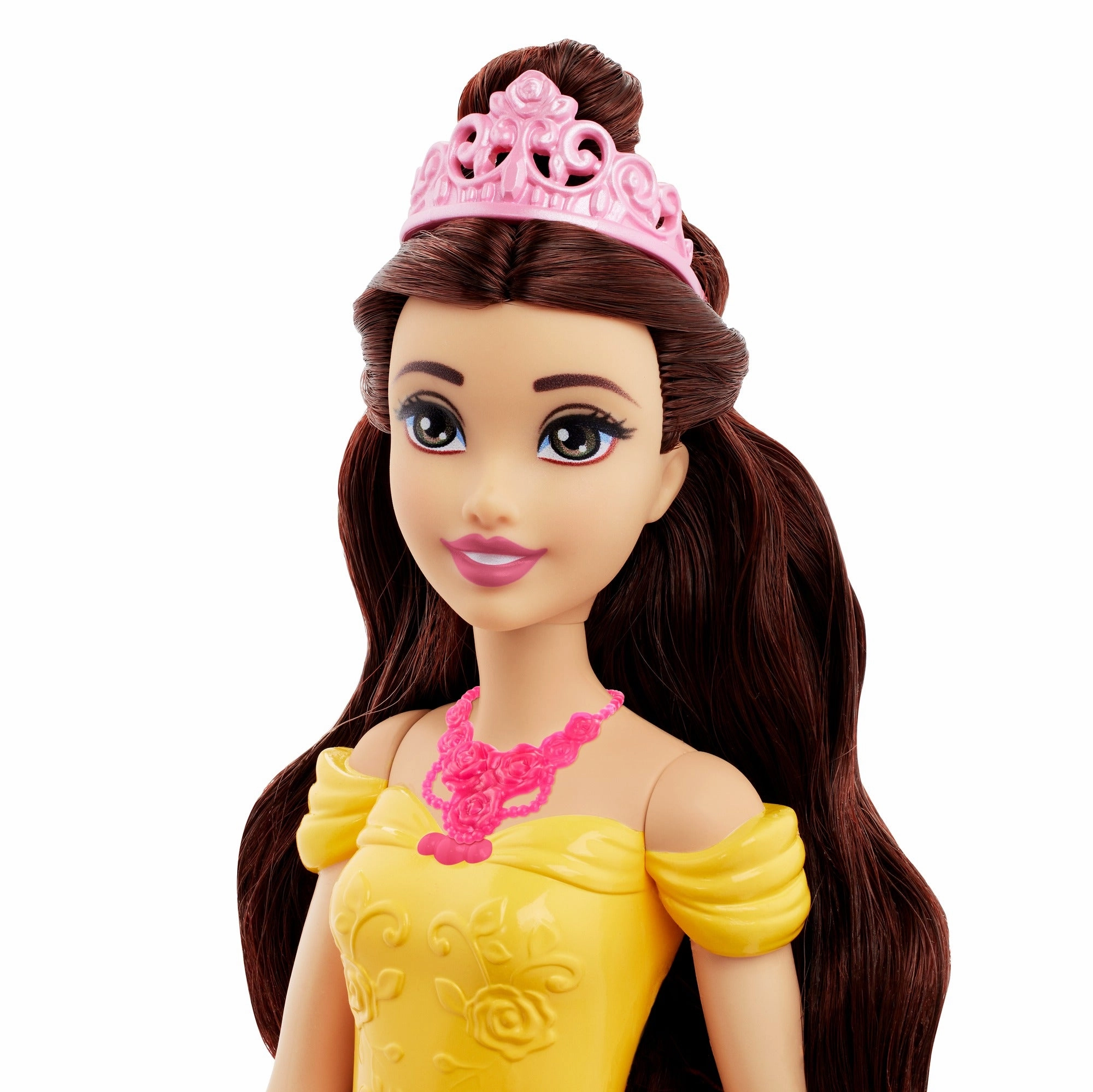 Disney Princess Belle Fashion Doll with Chip Figure and Accessories Inspired by the Disney Movie for Kids Ages 3 