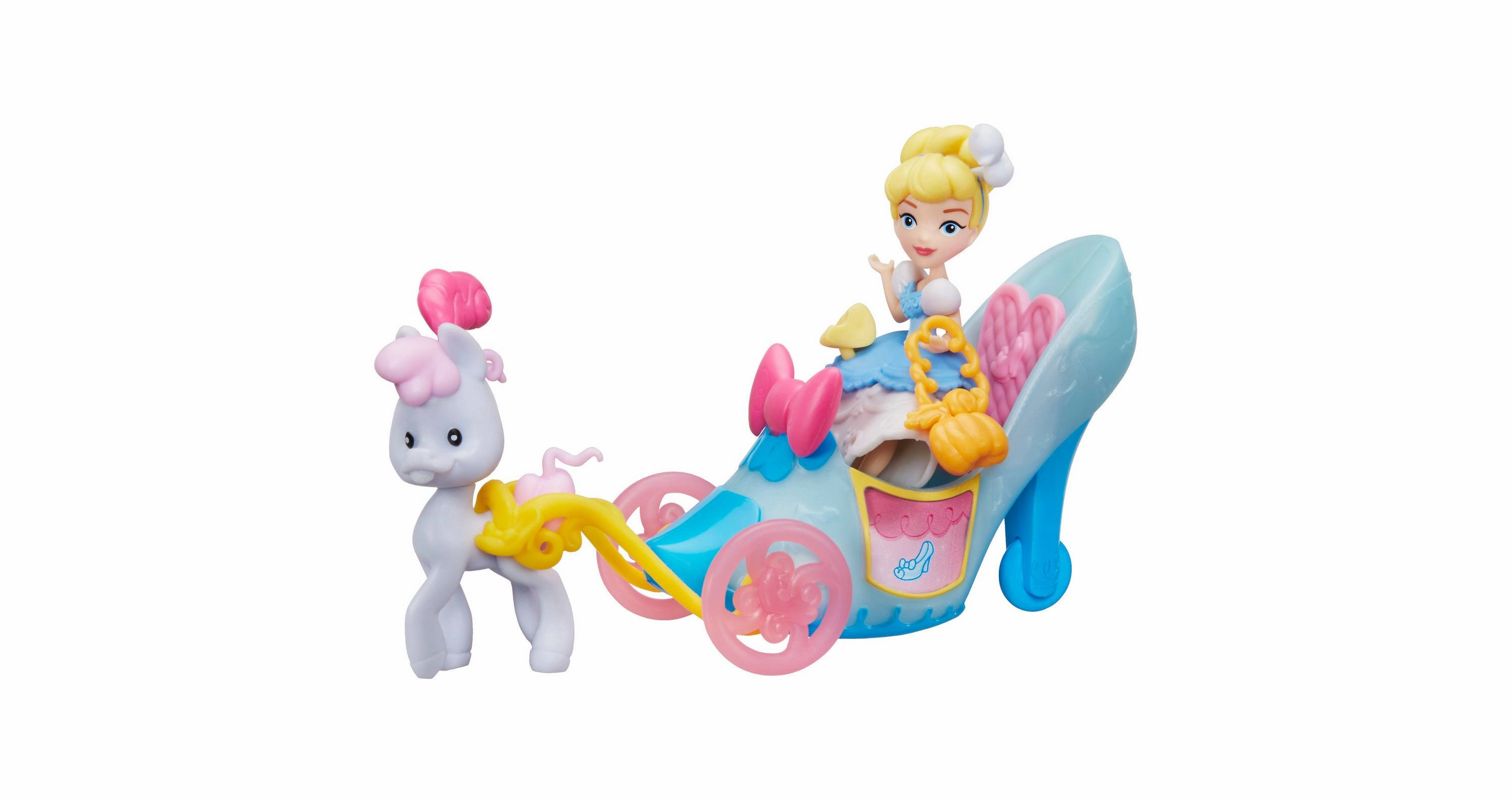 Disney Princess Little Kingdom Small Doll & Vehicle Royal Slipper Carriage