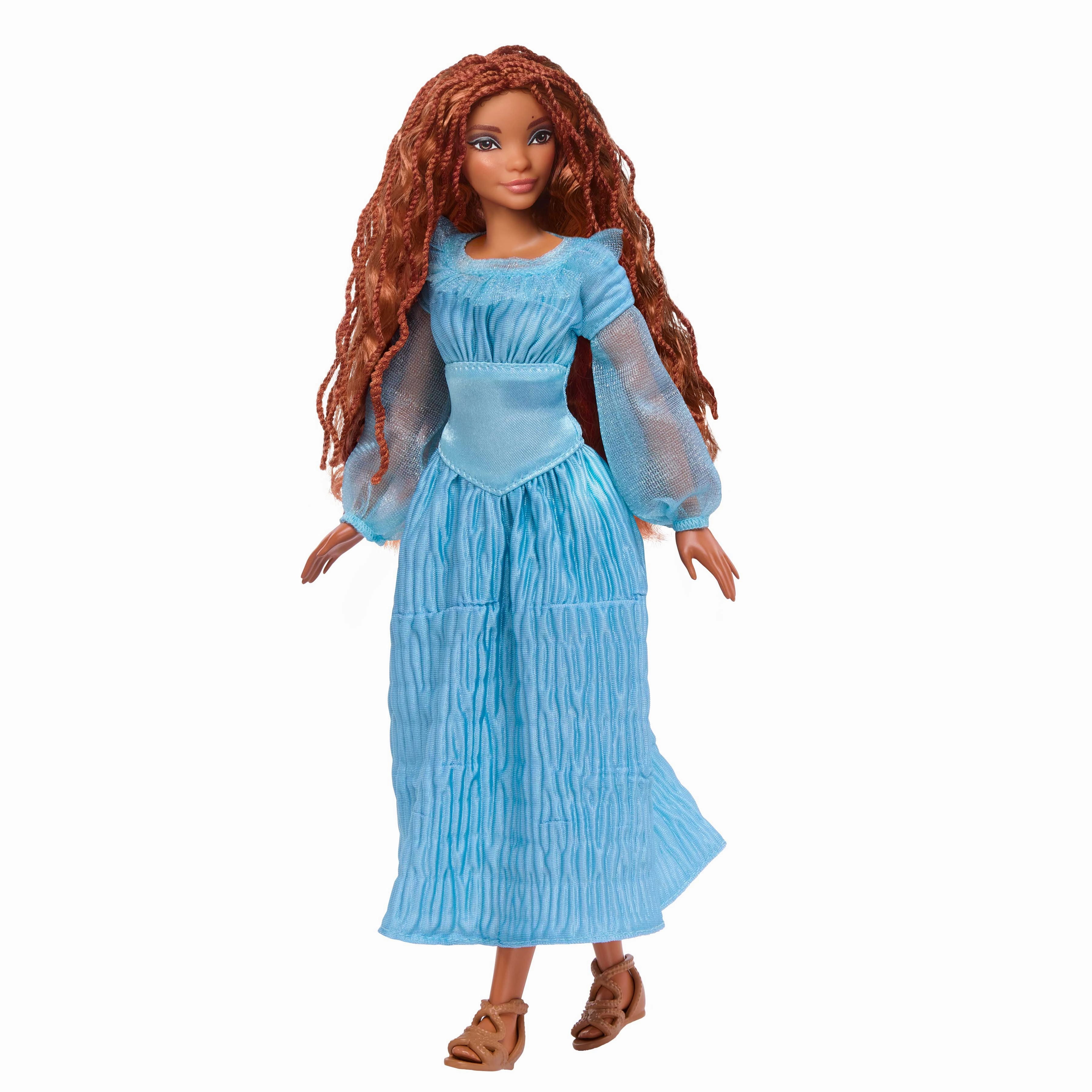 Disney Princess Little Mermaid Ariel Fashion Doll on Land in Signature Blue Dress Inspired by Disneys The Little Mermaid for Kids Ages 3 