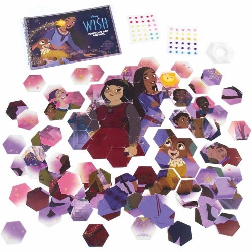 Disney Wish Window Clings 113-Piece Storybook Set