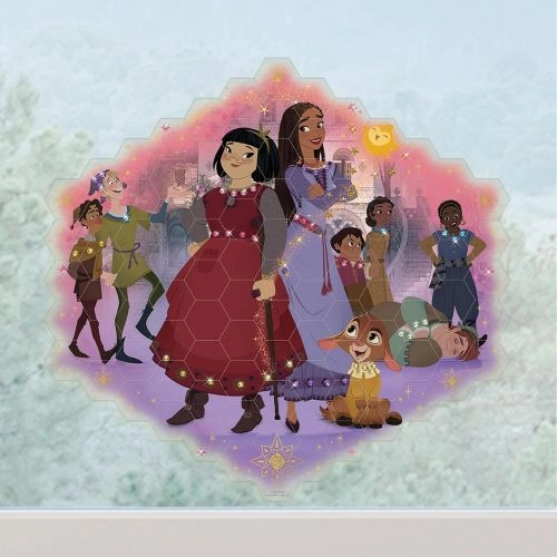 Disney Wish Window Clings 113-Piece Storybook Set