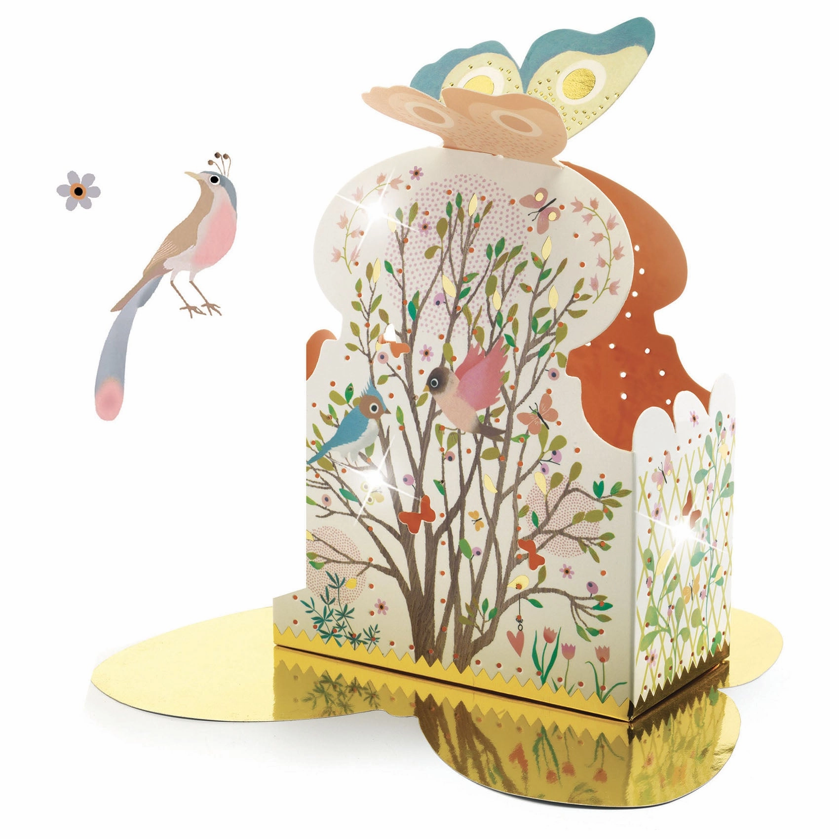 Djeco Do it Yourself Create 2 Woodland Themed Lanterns for Ages 6 & Up