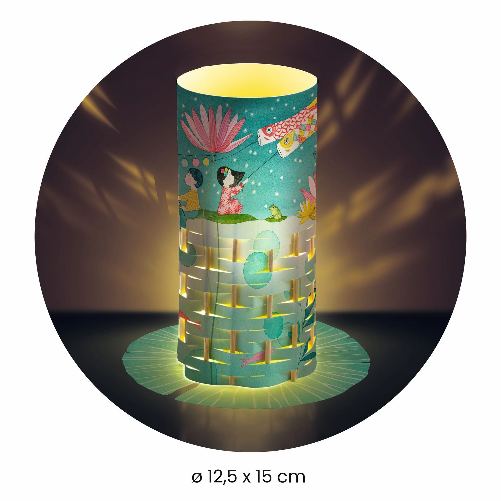 Djeco Do it Yourself Weave 2 Paper Lanterns Craft Kit for Ages 7 & Up