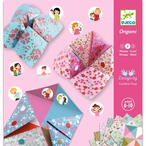 Djeco Make Your Own Floral Origami Fortune Tellers for Ages 6 and Up