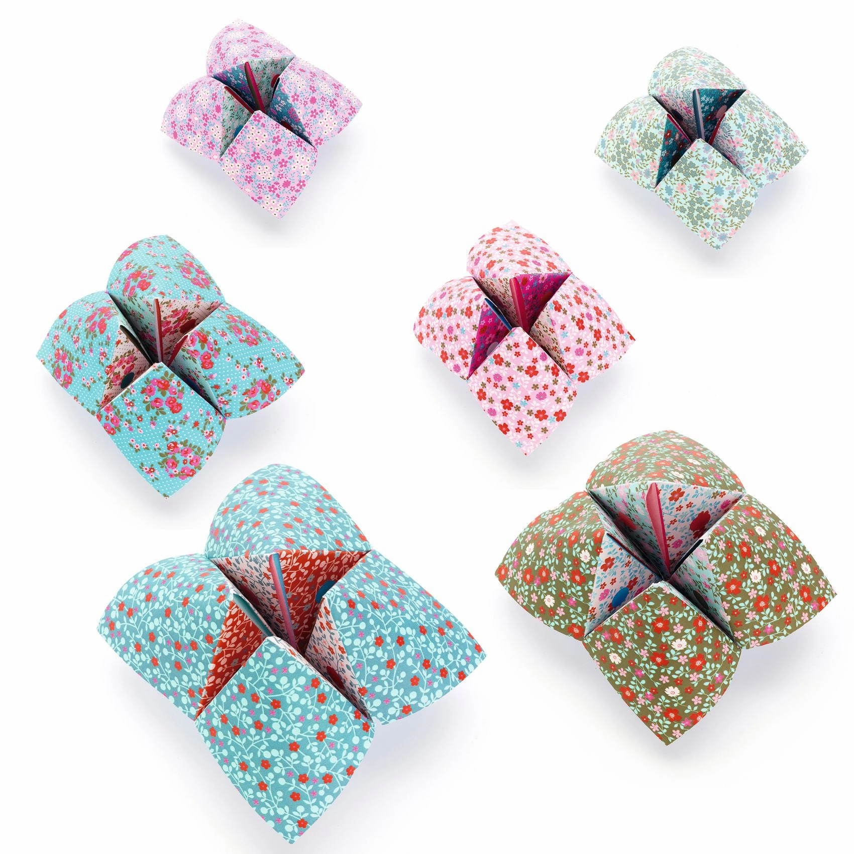 Djeco Make Your Own Floral Origami Fortune Tellers for Ages 6 and Up