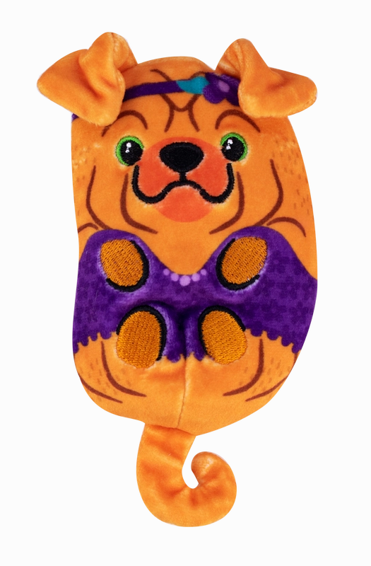 Dogs Vs Squirls Bean Bag Plush #076 Dixie