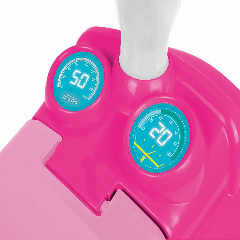 Dolu - Unicorn Fantasy 2-in-1 Ride On Car - Pink and Blue
