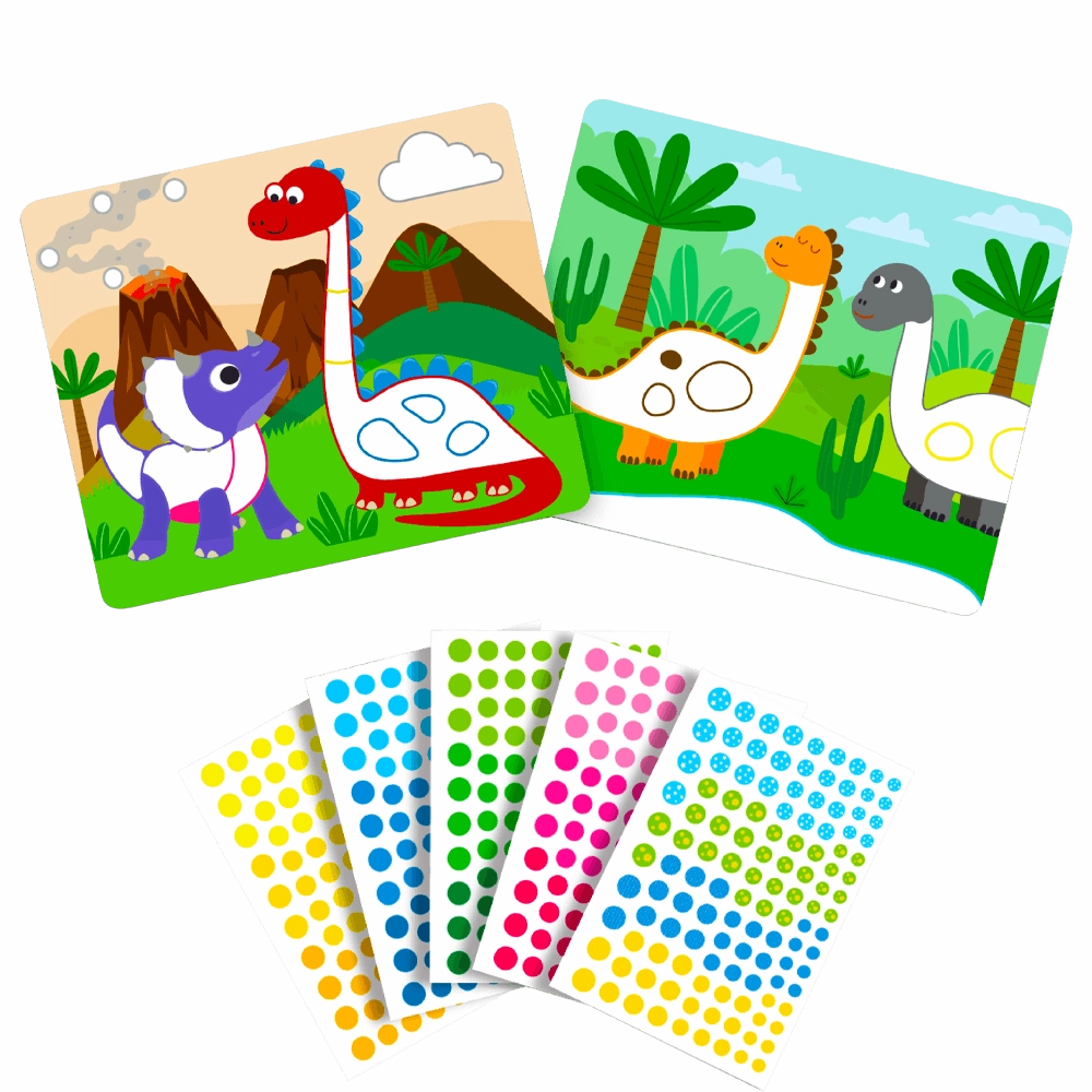 Dot It! World of Dinosaurs Sticker Art Kit