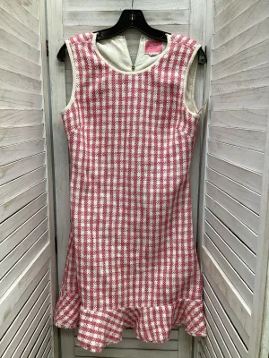 Dress Casual Midi By Kate Spade In Pink & White, Size: 8 Kate Spade Bags