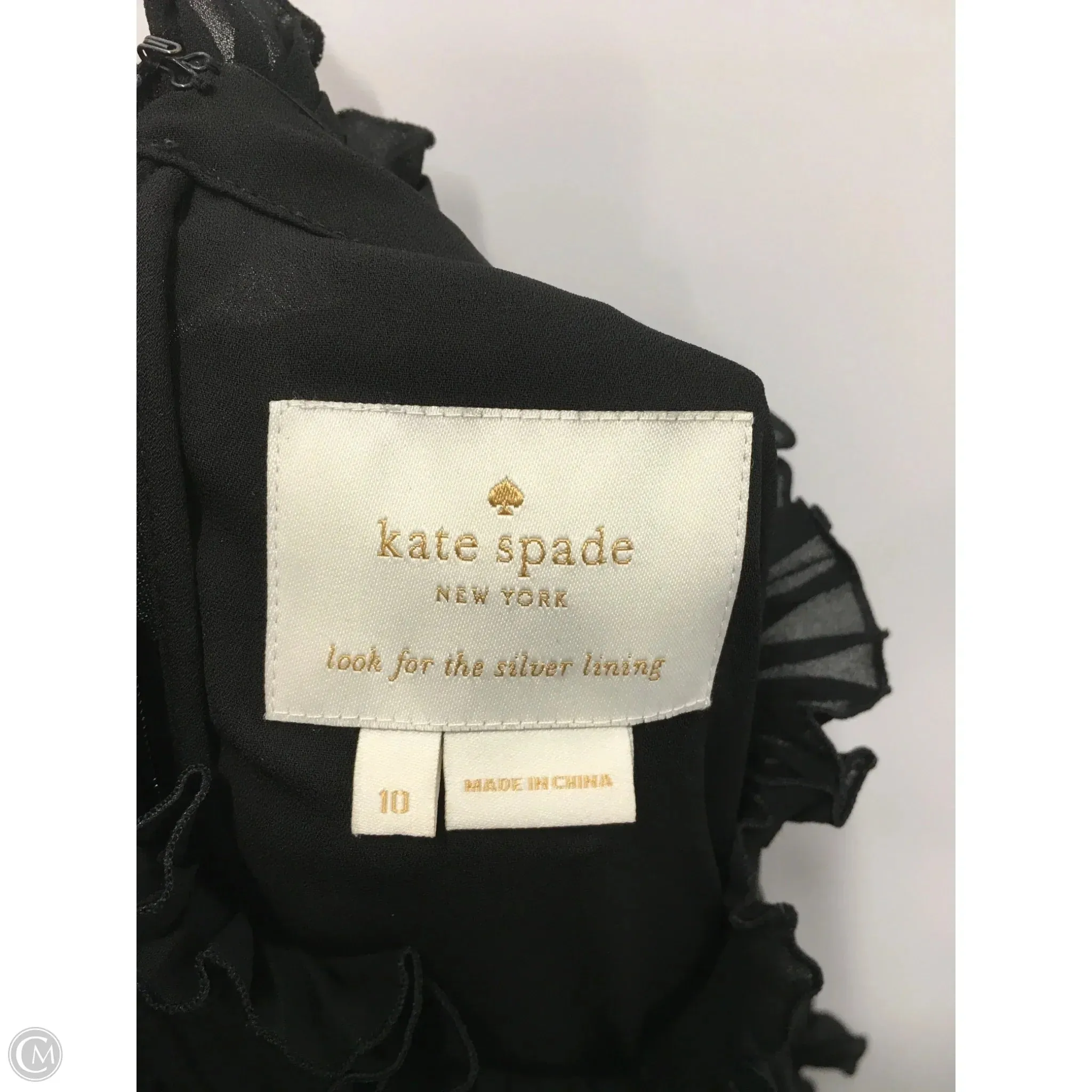 Dress Designer By Kate Spade In Black, Size: L Kate Spade Bags