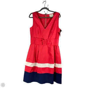 Dress Designer By Kate Spade In Blue & Pink, Size: L Kate Spade Bags