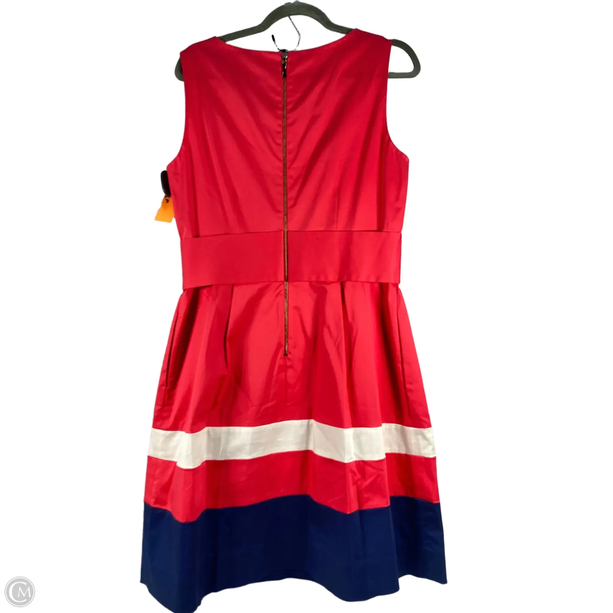 Dress Designer By Kate Spade In Blue & Pink, Size: L Kate Spade Bags
