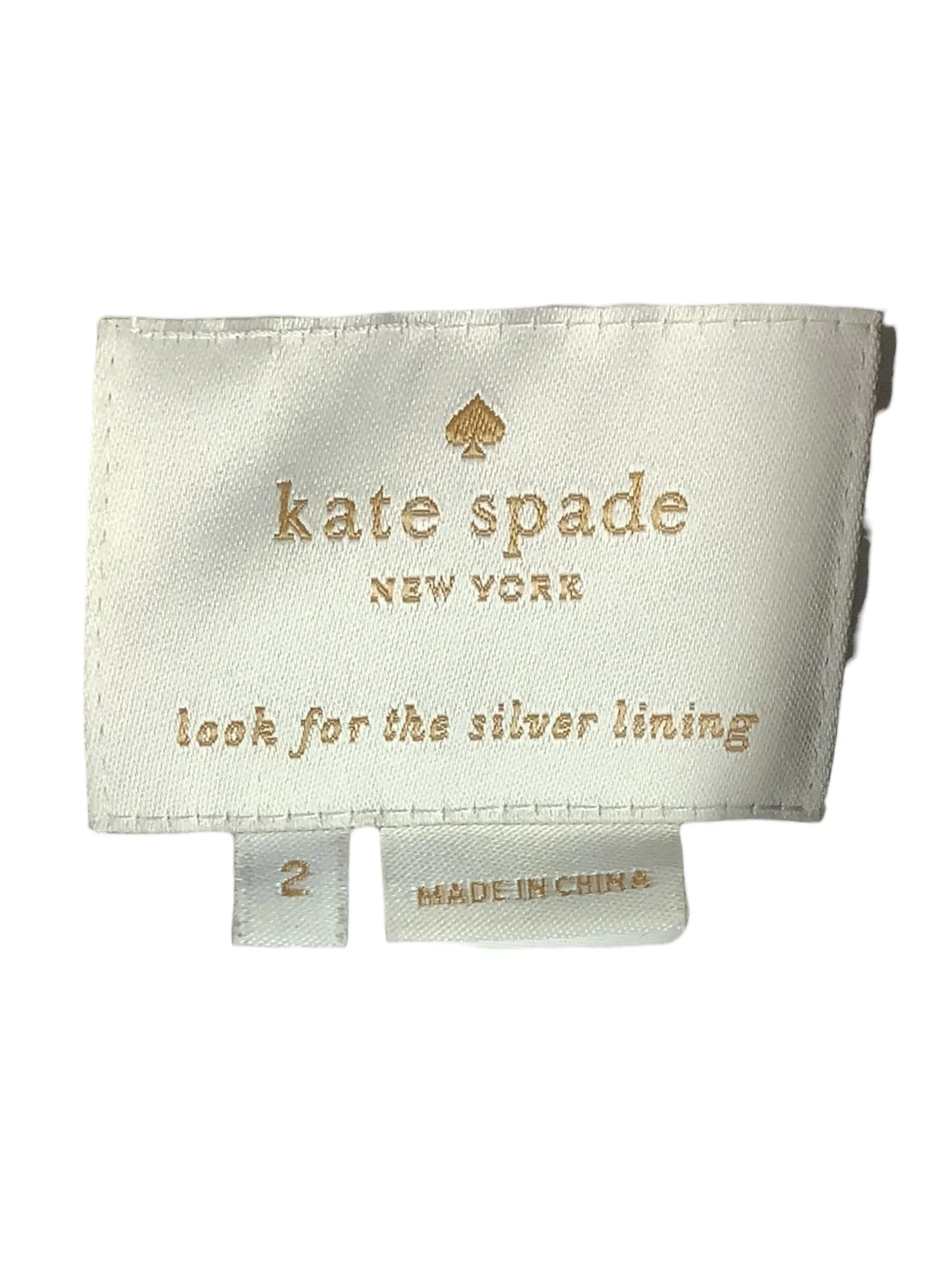 Dress Designer By Kate Spade In Blue & White, Size: 2 Kate Spade Bags