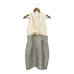 Dress Designer By Kate Spade In Cream & Silver, Size: S Kate Spade Bags